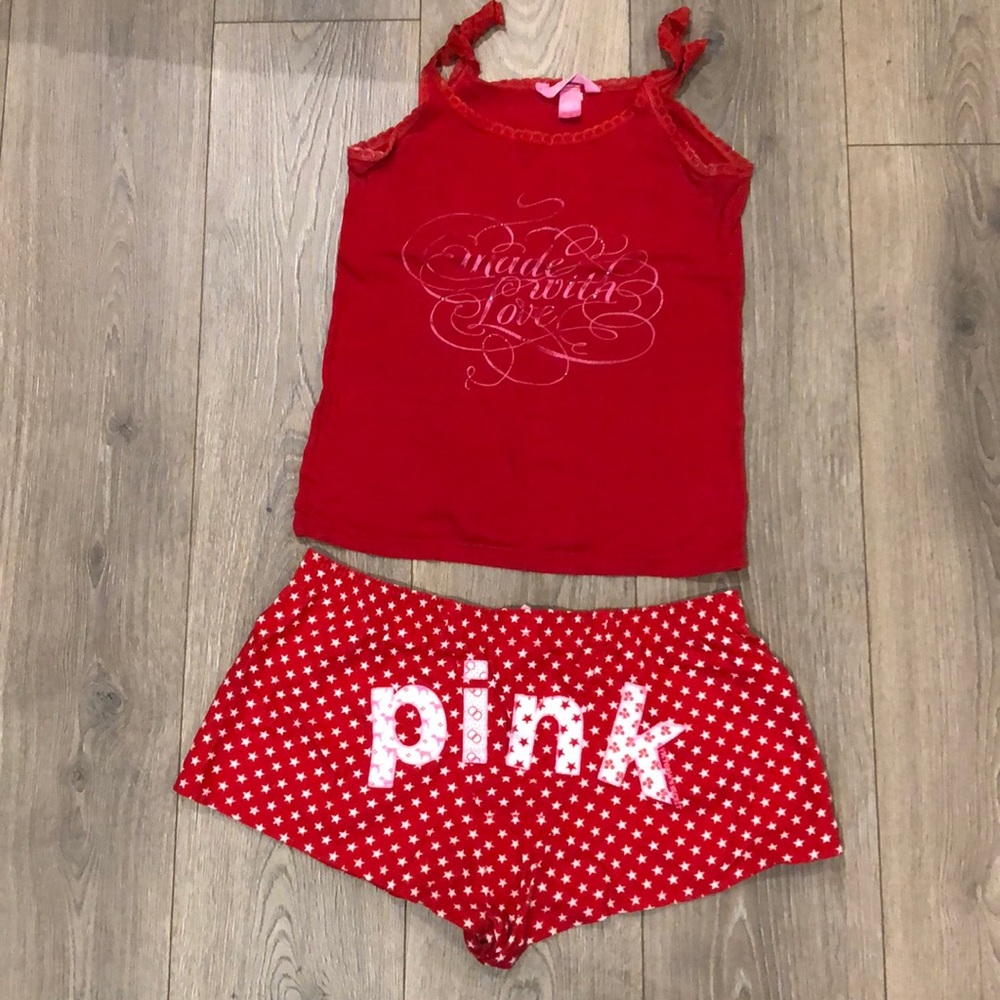 PINK Victoria’s Secret pajama shorts set
